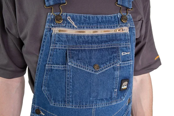 Berne Apparel B910 Original Unlined Washed Denim Bib Overall