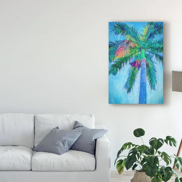 Melinda Bradshaw 'Royal Palm Caribbean I' Canvas Art 30x47