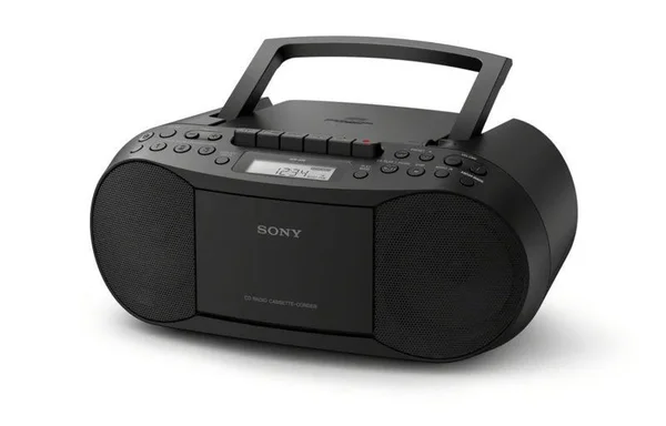 Portable Stereo Player CD Cassette MP3 Boombox Audio Am/fm Radio Player Black US