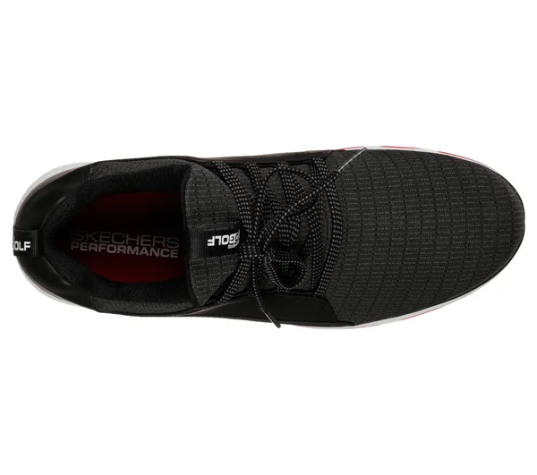 Skechers Go Golf Mojo Elite Spikeless Golf Shoes - Black/Red 8 Medium