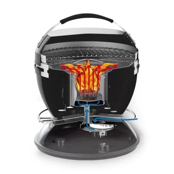 Cook-Air Wood Fired grill; Black