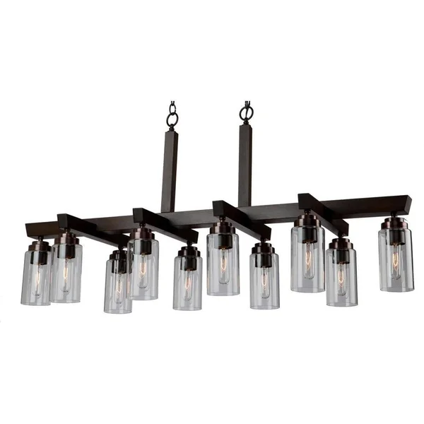 Artcraft Home Glow 10 Light Chandelier - Brunito - AC10860BU