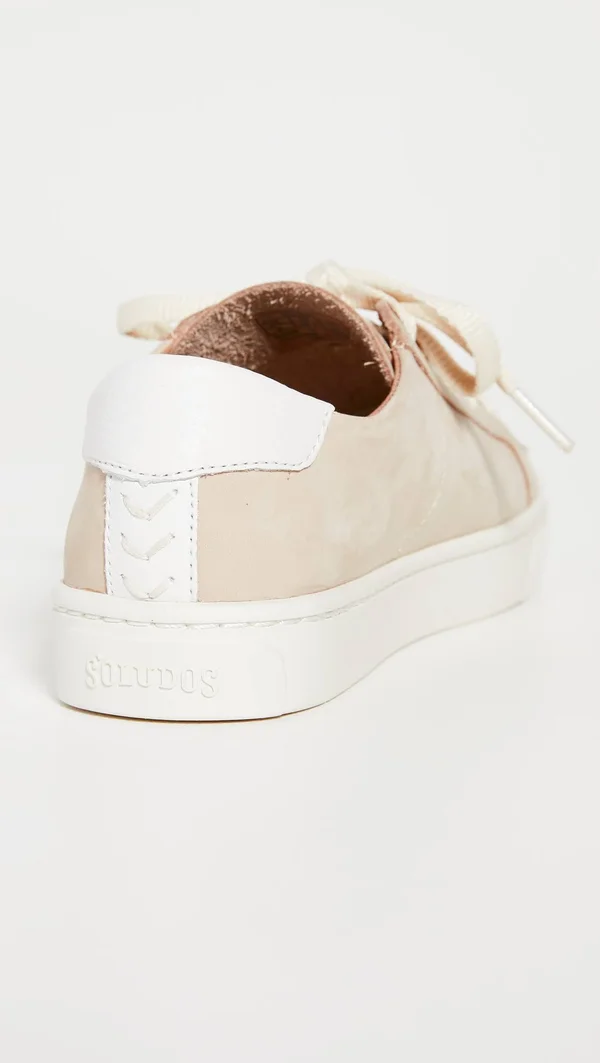 Soludos Ibiza Leather Sneaker - Bisque, 10