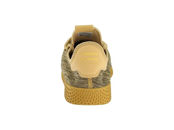 adidas Originals Kids Pw Tennis Hu J Big Kid Pyrite/Chalk White 3.5 Big Kid M