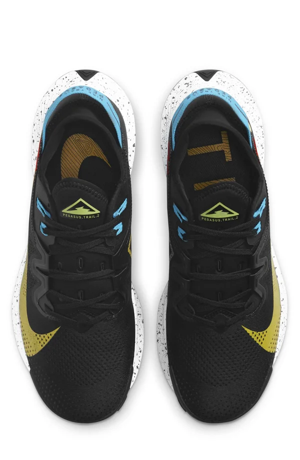 Nike Men's Pegasus Trail 2 Trail-Running Shoes Black 8.5
