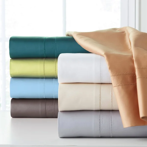 Pointehaven Deep Pocket 620 Thread Count Long Staple Cotton Sheet Set (King - Grey)
