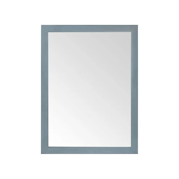 Home Decorators Collection Highgate 24 in. W x 32 in. H Framed Rectangular Bathroom Vanity Mirror in Antique Manhattan Blue