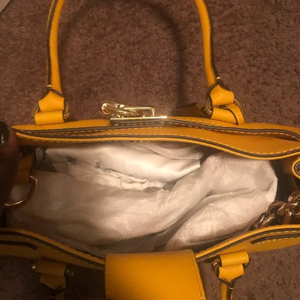 Michael Michael Kors Hamilton Saffiano East West Satchel Sun