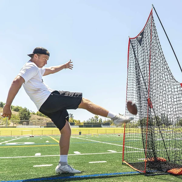 Gosports Football 7& x 4& Kicking Net - Sideline Practice for Punting or Place Kicks - Ultra-Portable Design