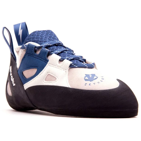 Evolv Skyhawk Climbing Shoe - Women's White/Blue, 5