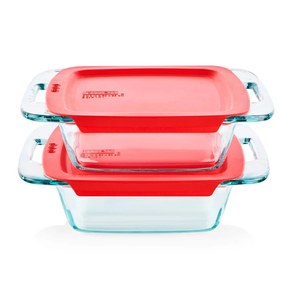 Pyrex Easy Grab Baking Dish with Lid Food Storage, 8x22 x 8x22