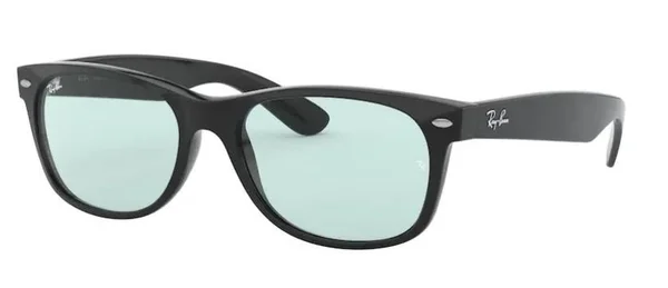 Ray-Ban RB2132F-901/58 New Wayfarer Classic Sunglasses - Black Frame/Green Classic G15 Lens - 58mm