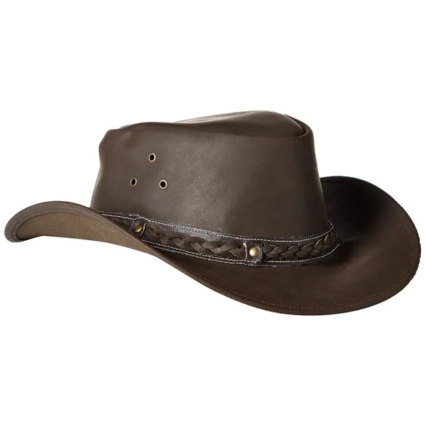 Conner Down Under Leather Hat Brown X-Large