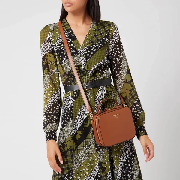 Michael Michael Kors Medium Top Handle Crossbody - Luggage