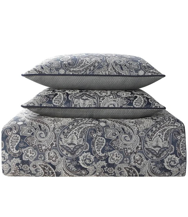 Waterford Danehill Reversible Comforter Set, California King, Blue
