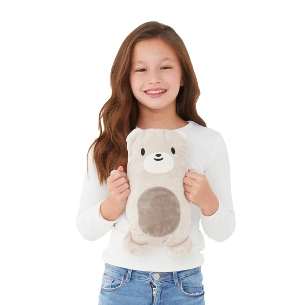 Kids& Cubcoats Bori The Bear Zip-Up Hoodie - Boy's, Size: 4-5, LT Beige