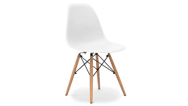 Vincent 5-Piece Dining Set - Wood Top - White