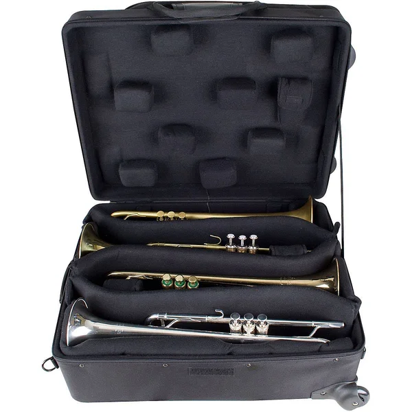 Protec IP301QWL Quad Trumpet iPac Case with Wheels