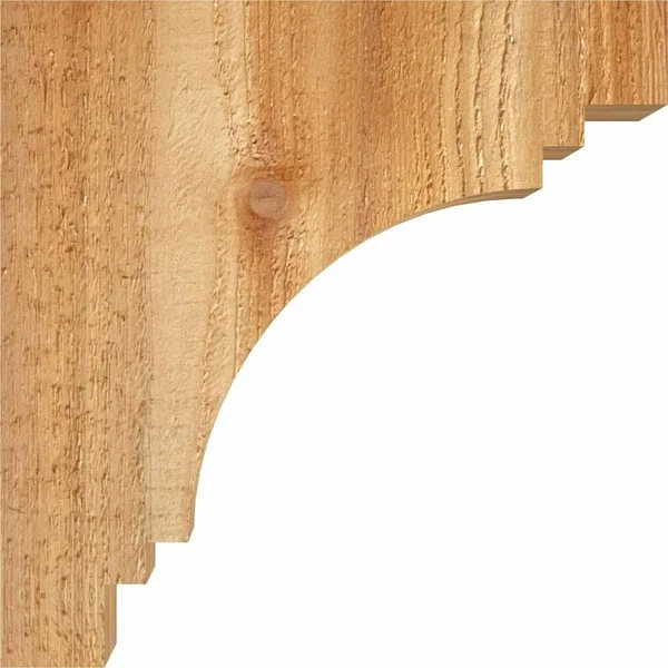 6x22W x 10x22D x 18x22H Pescadero Rough Sawn Corbel, Western Red Cedar