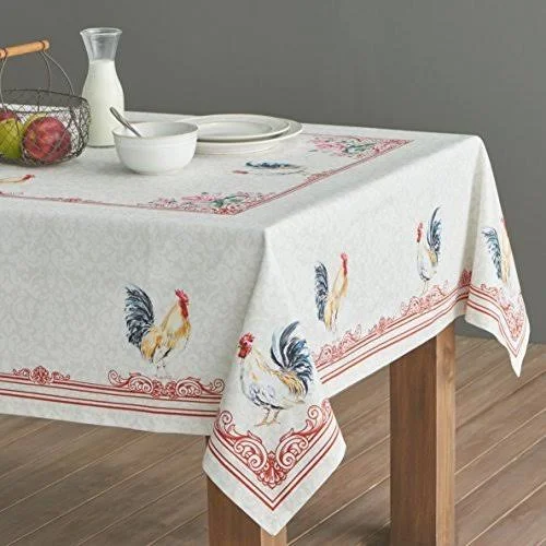 Campagne 100% Cotton Tablecloth Maison d& Hermine Size: 72x22 L x 54x22 W