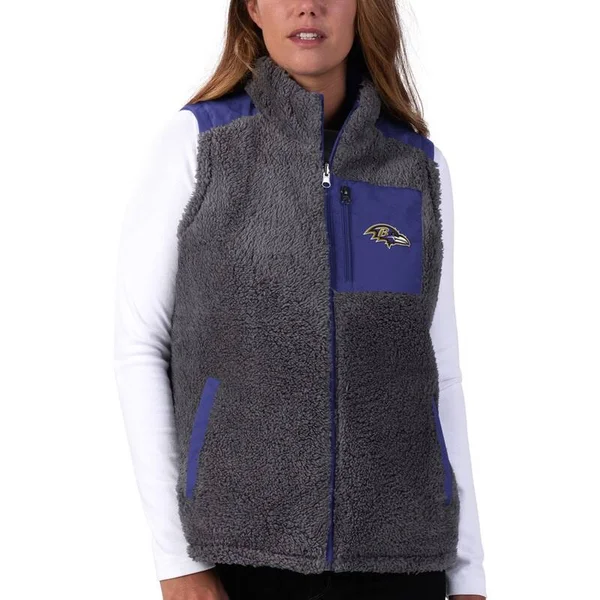 NFL Women's Reversible Vest, Size XXX-Large, Ravens