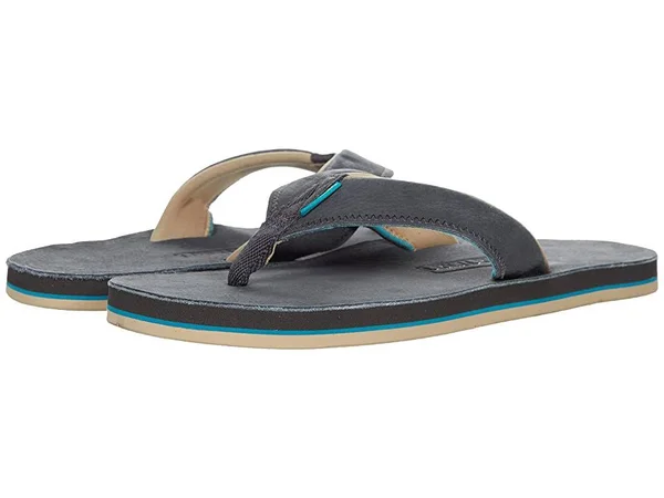 Hari Mari Men's Pier Flip-Flop Sandals Gray Size - 9