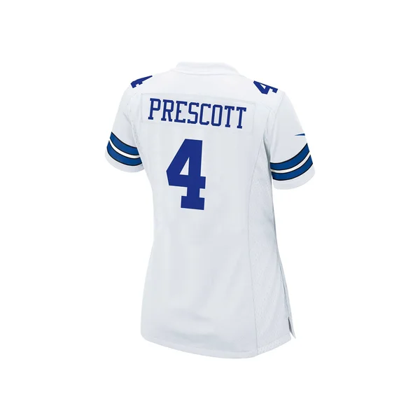 Nike Dak Prescott Dallas Cowboys Women's White Game Jersey Size: Small