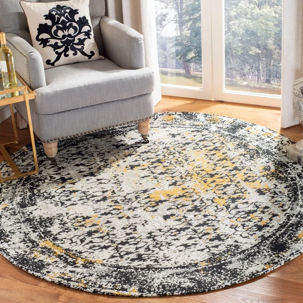 Safavieh CLV223C Classic Vintage Navy, Teal Area Rug - 3& x 5&