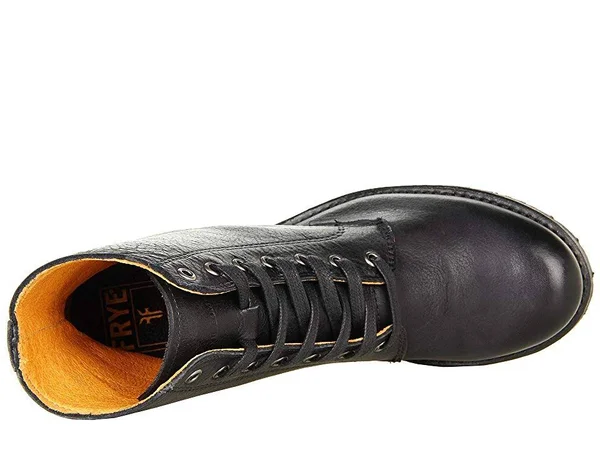 $378 Frye Womens Sabrina 6g Lace Up Bootie Shoes - Black, Us 11