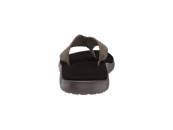 Teva Men's Voya Flip Leather - Dark Olive - 12