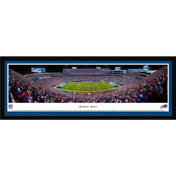 Buffalo Bills - 50 Yard Line Night Game - Select Frame