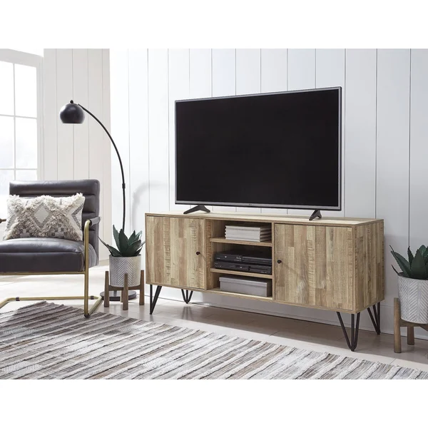 Ashley Furniture Gerdanet TV Stand - Natural