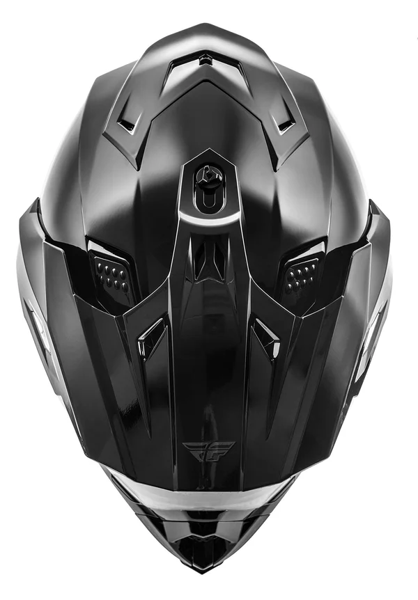Fly Racing Trekker Solid Helmet Matte Black