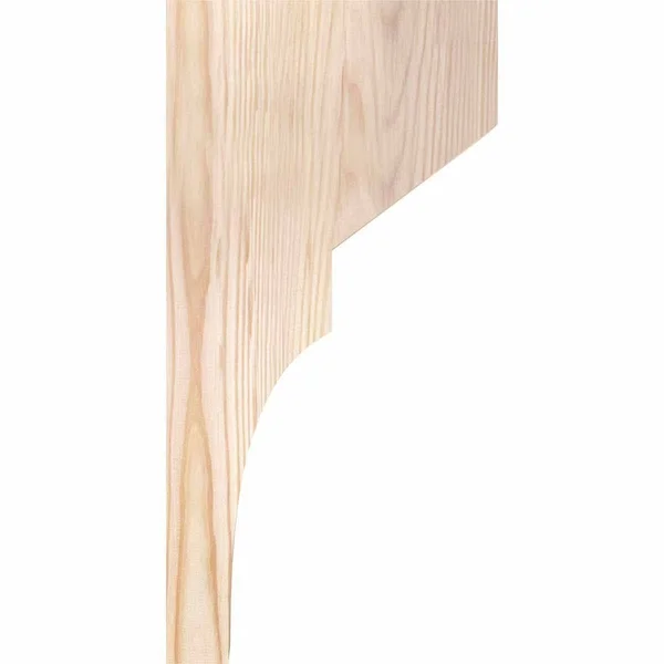 5 1/2x22W x 10x22D x 18x22H Monterey Smooth Corbel - Douglas Fir