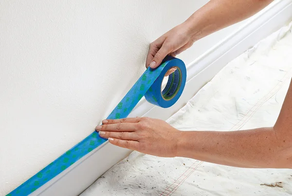 ScotchBlue Painter&s Tape Trim and Baseboards with Edge-Lock, 0.94 inch x 60 yds, 3 Rolls/Pack