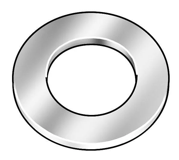 Zoro Select P45015-Pg SAE Washer - 1-1/4x22 Bolt, st, 2-1/2x22 Od, pk50