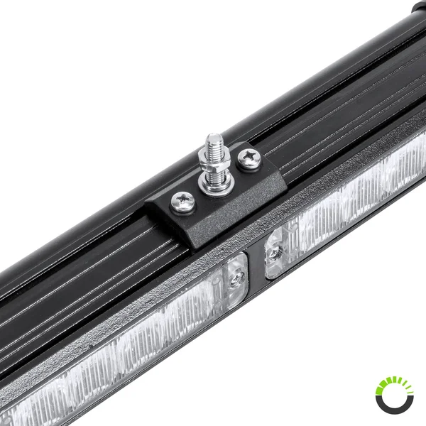 LAMPHUS SolarBlast Sbls64 29 inch 24W LED Traffic Advisor Light Bar - Amber White, Yellow