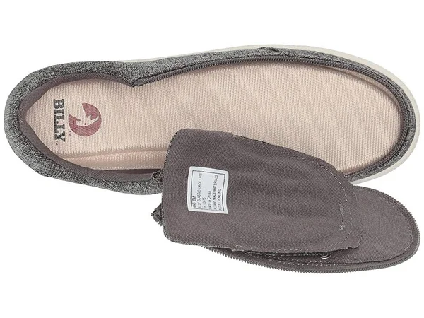 Billy Footwear Classic Lace Low Chambray Women's Shoes Charcoal Jersey : 6.5 M