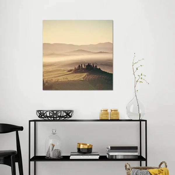 Margaret Morrissey Canvas Art Picture - Tuscan Sunrise ( scenic & landscapes > Nature > hillsides art)