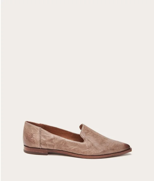 Frye Women's Kenzie Venetian Shoe, Grey, Size 6