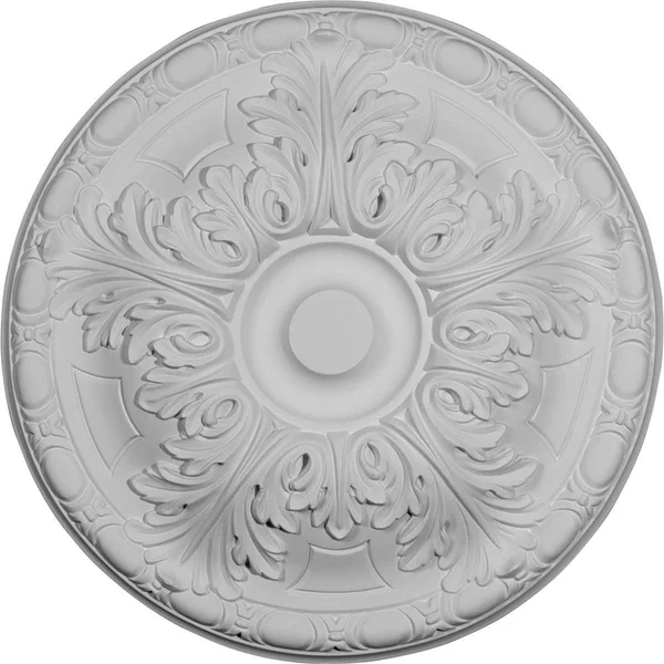 15 3/4 inchod x 5/8 inchp Granada Ceiling Medallion (Fits Canopies Up to 4 1/4 inch) - Hand-Painted Painted Turtle
