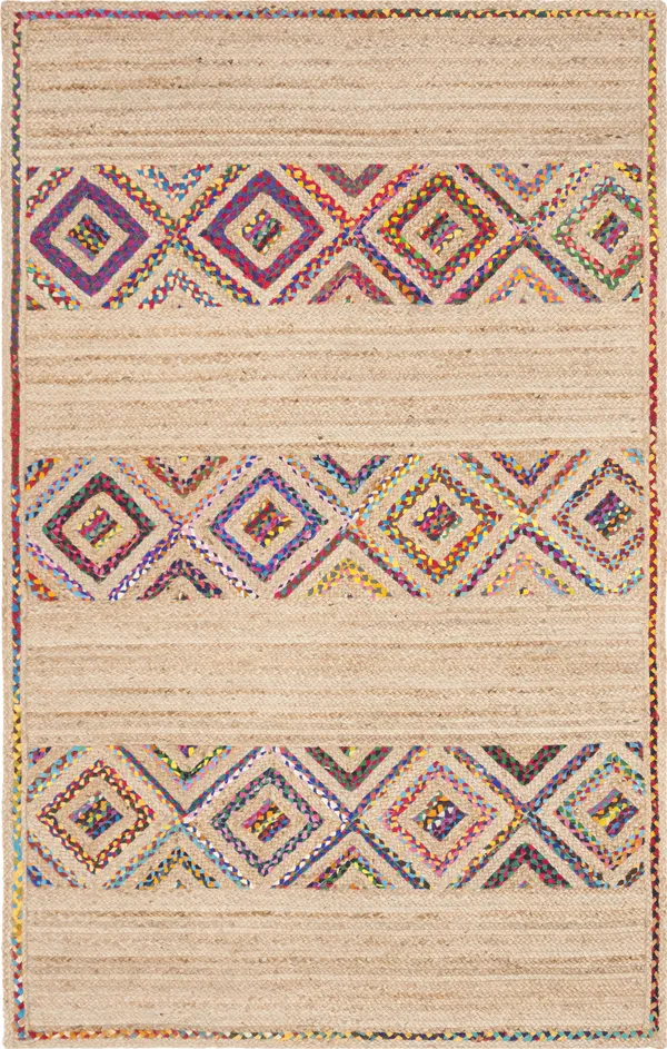 Safavieh Natural Fiber NF920B 2&3x22 x 8&0x22 Runner Natural - Multi Area Rug