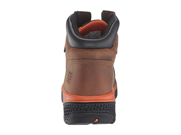 Timberland Pro Men's 6 in. Bosshog Composite Toe Waterproof Work Boot - Brown/Orange