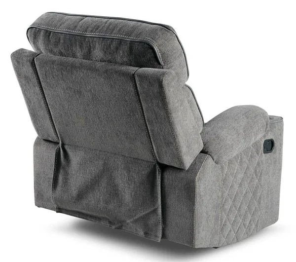 Steve Silver Crawford Warm Gray Fabric Manual Recliner