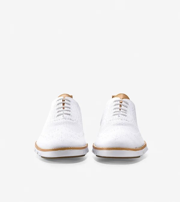 Cole Haan Zerogrand Stitchlite Wingtip Oxford - Men's - White