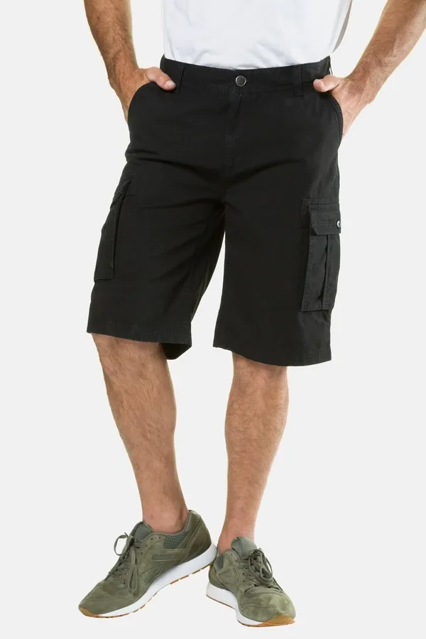 Plus Size Shorts - Man, Black, Size: 42, Cotton, JP1880