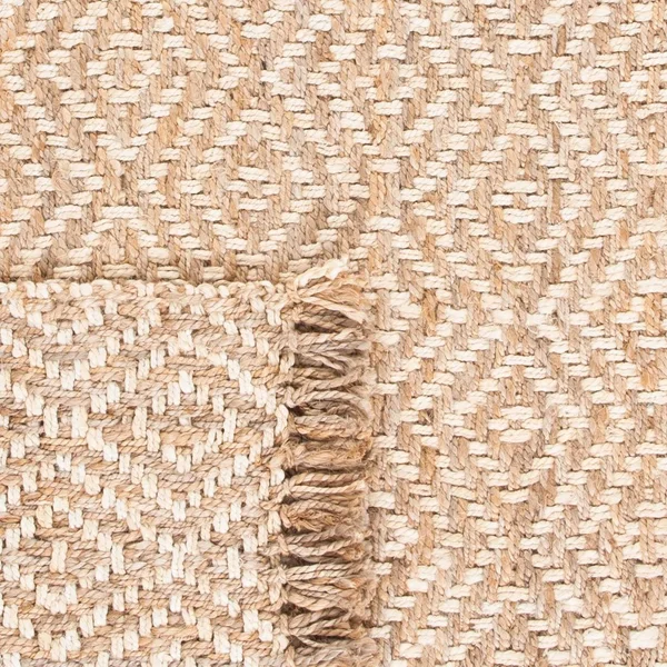 Safavieh Natural Fiber NF266D Area Rug Tropical Blue, Natural 6& x 9& Rectangle