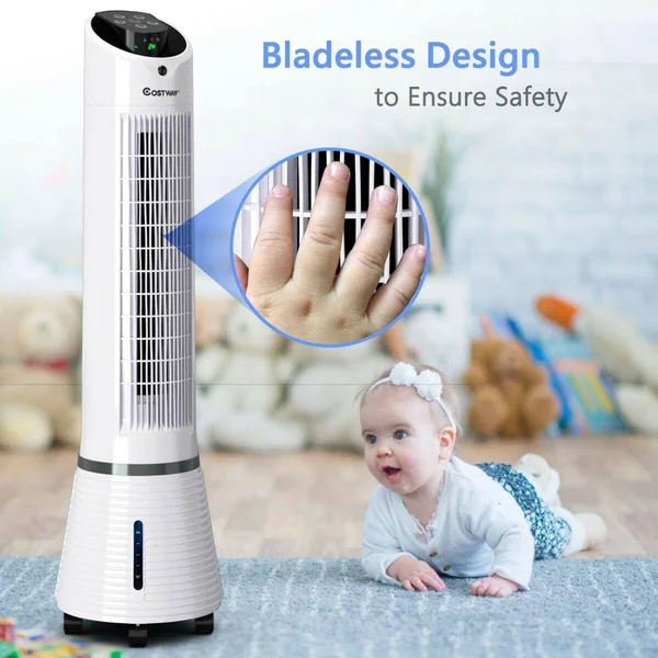 Costway Portable Air Humidify Tower Fan with Remote Control