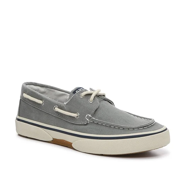 Men's Sperry - Halyard Boat Shoe, Size: 9 W, Gray
