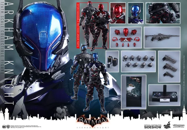 Hot Toys 1/6 12x22 VGM28 Batman Arkham Knight Red Hood Figure